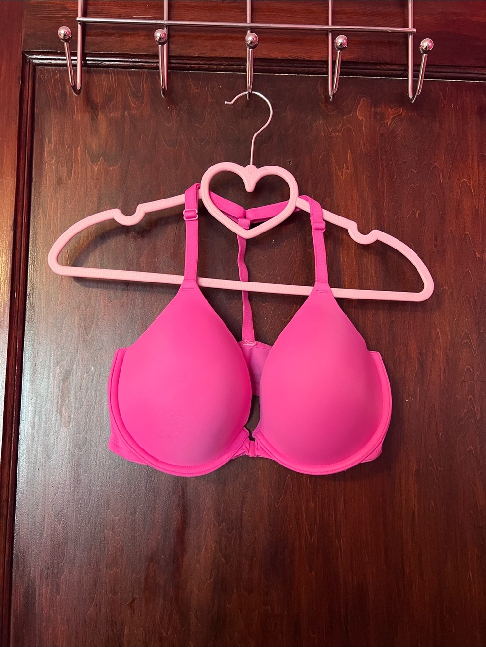 PINK Victoria's Secret Hot Pink T-Shirt Bra